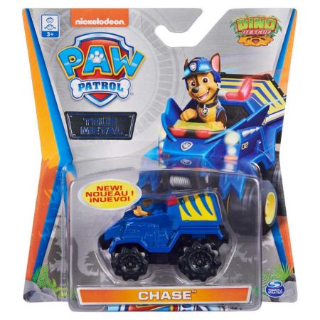 Paw Patrol veículo die cast Chase Dino