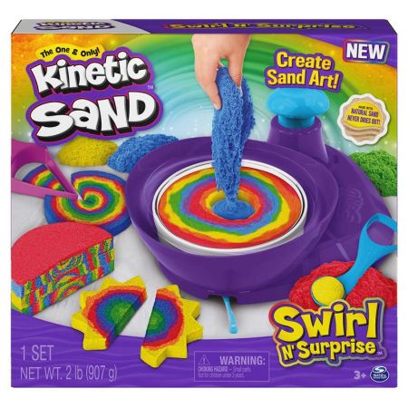 Kinetic Sand Swirl N' Surprise