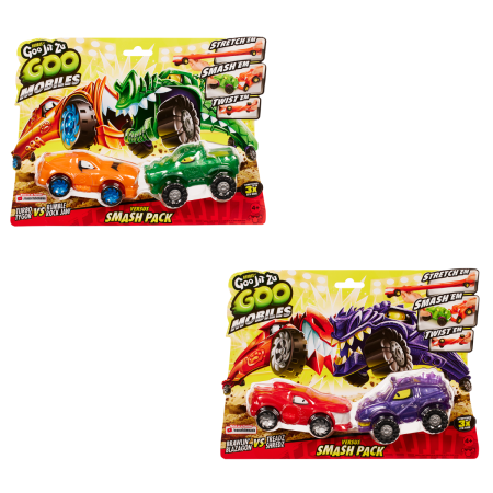Goo Jit Zoo Mobiles pack 2 veículos