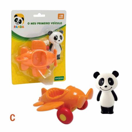 Panda Mini Veiculos com figuras