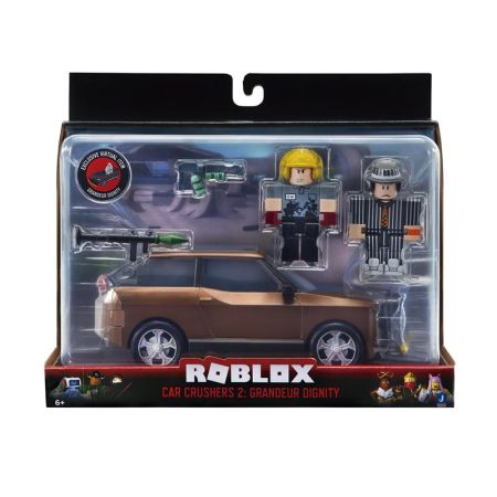 Roblox vehículo Car Crusher con 2 figuras*