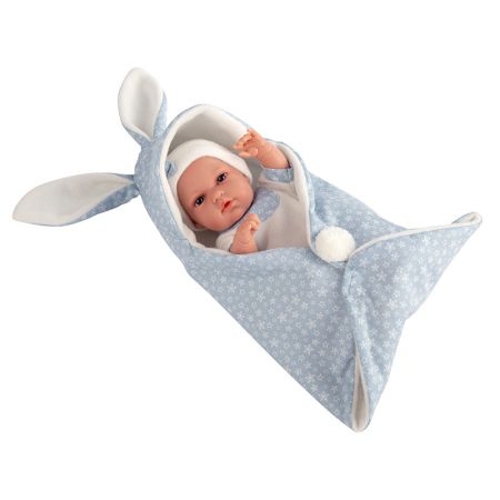Boneca Elegance 33 cm azul