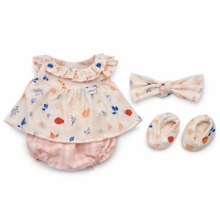 Roupa beb&eacute; Elegance vestido com la&ccedil;o 45 cm