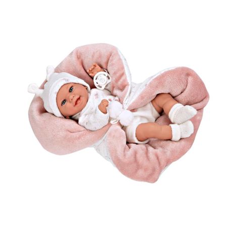 Boneca bebé Elegance 35 cm Babyto com manta e peso