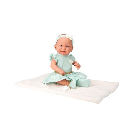Boneca bebé Elegance 42 cm Zoe bailarina verde