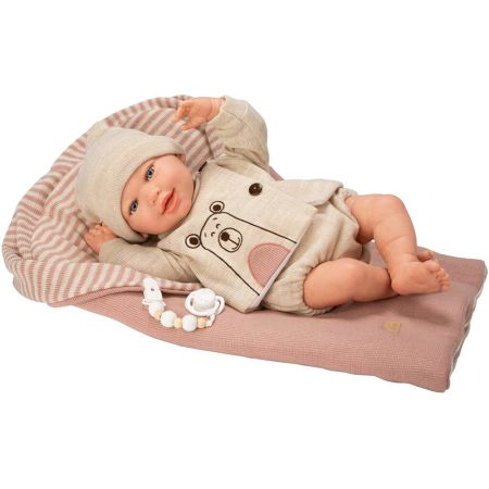 Bebé reborn 45 cm Lain com saco de dormir
