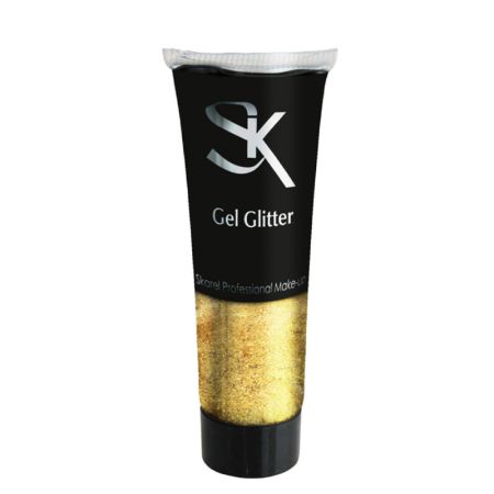 Tubo de Gel Glitter 30 ml Dourado