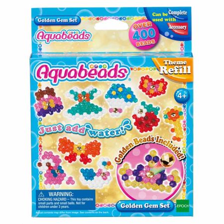 Aquabeads Conjunto Jóias Douradas