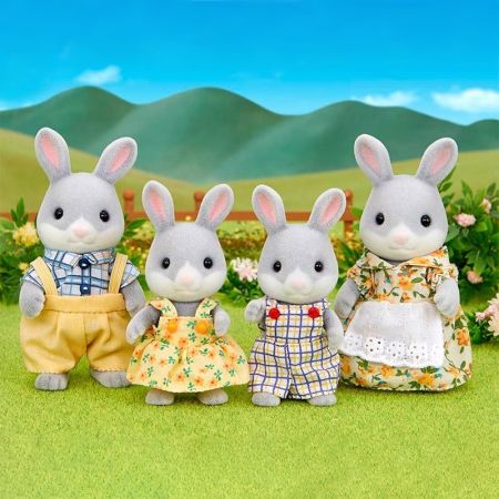 Sylvanian Families família Coelhos Cauda Algodão
