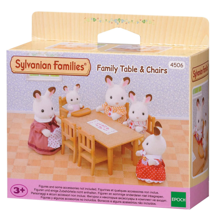 Sylvanian Families pack mesa e cadeiras