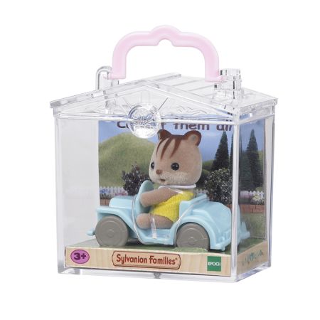 Sylvanian Families bebé esquilo no carro