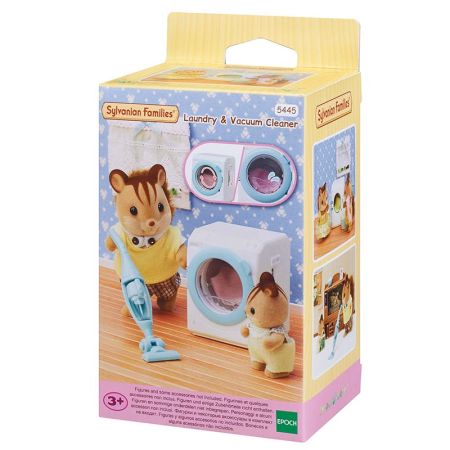 Sylvanian Families máquina de lavar e aspirador