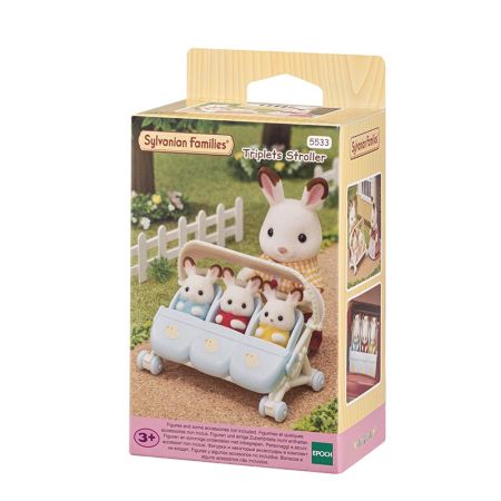 Sylvanian Families Carrinho  trigêmeos