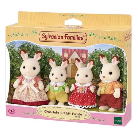 Sylvanian Families Familia Coelho Chocolate