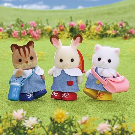 Sylvanian Families amigos do jardim infância