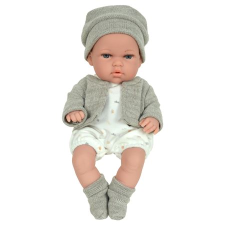 Boneca bebé Elegance 30 cm Camel rosa vinil