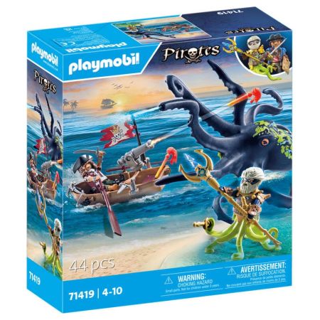 Playmobil Pirates Batalha com polvo gigante