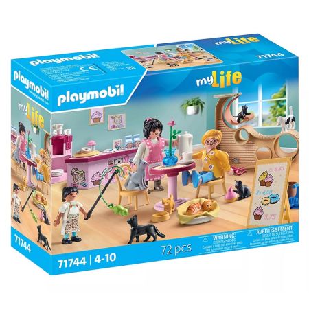 Playmobil My Life cafetaría para gatos