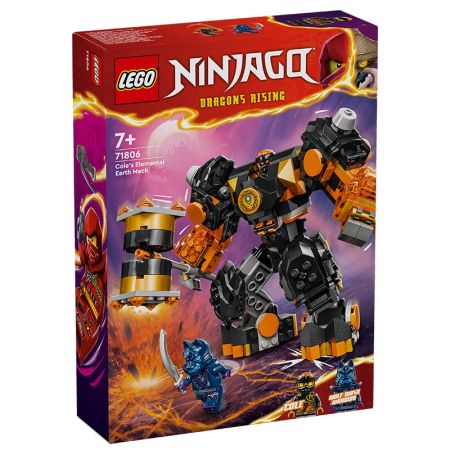 Lego Ninjago Meca elemental da terra de Cole