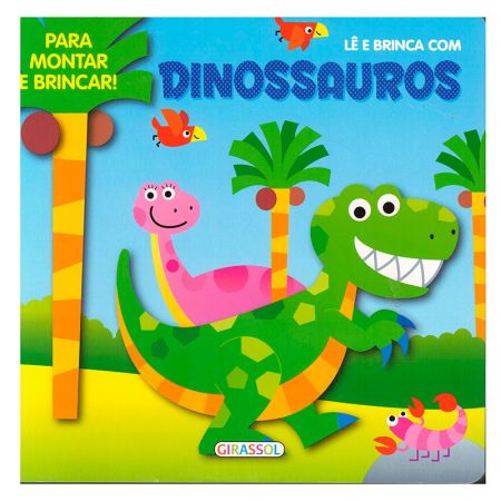 Livro Lê e brinca com Dinossauros