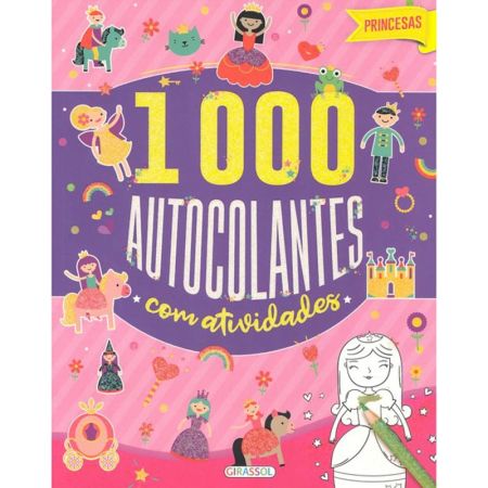 Livro Princesas - 1000 autocolantes com actividade