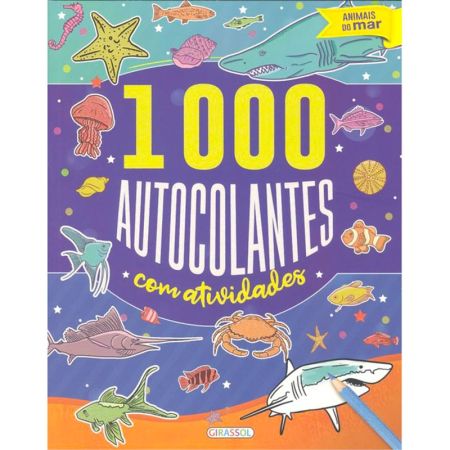 Animais do mar - 1000 autocolantes com actividades