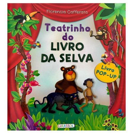 Teatrinho do livro da selva livro pop-up