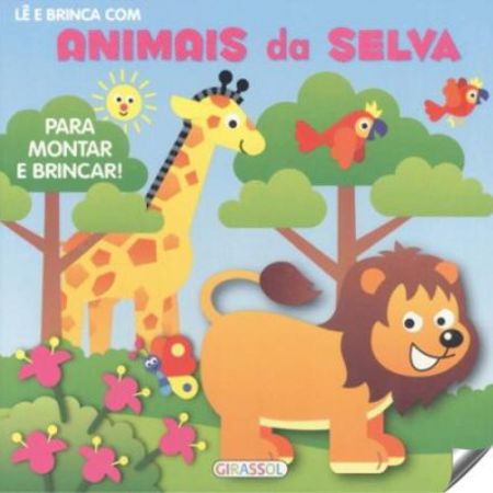 Livro Lê e brinca com Animais da Selva