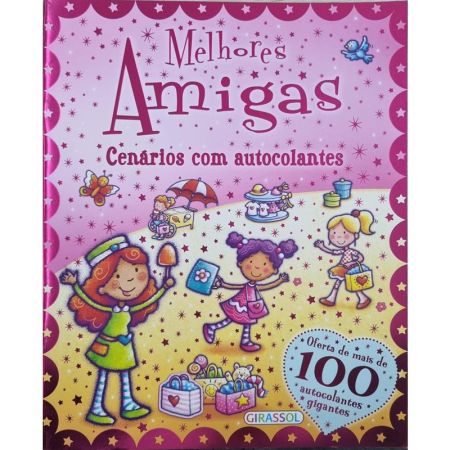 Livro Cenários com autocolantes
