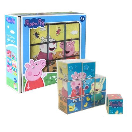 Quebra-cabeças Peppa Pig 9 cubos