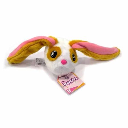 Peluche Bunnies branco com orelhas camel