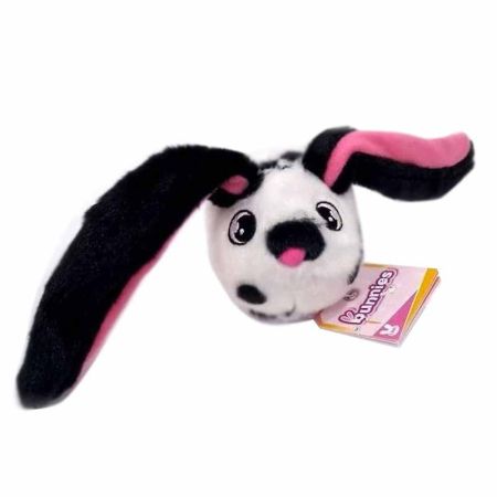 Peluche Bunnies branco com topos pretos