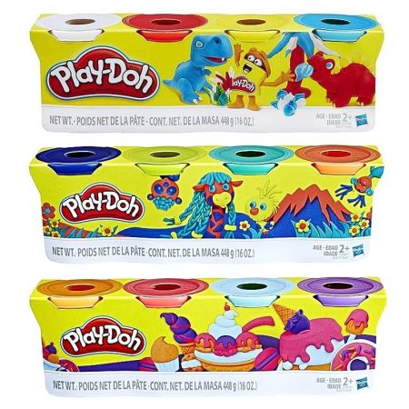 Play-Doh Pack de 4 frascos