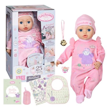 Baby Annabell boneca bebé interativa 43 cm