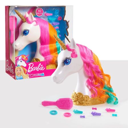 Barbie Busto cabeleireira Unicórnio