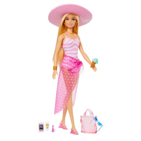 Barbie boneca dia na praia