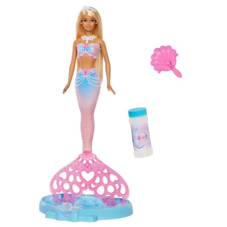 Barbie boneca sereia bolas de sabão