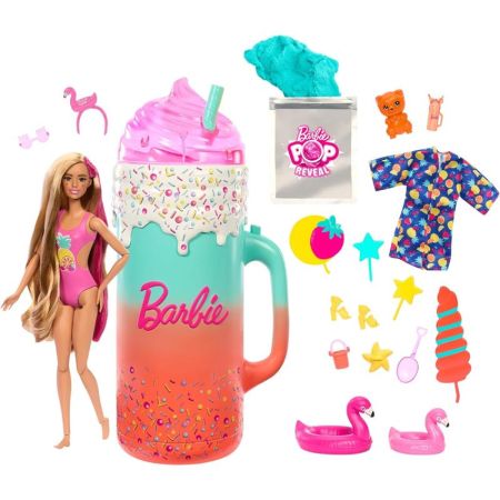 Barbie Pop Reveal frutas smoothie tropical