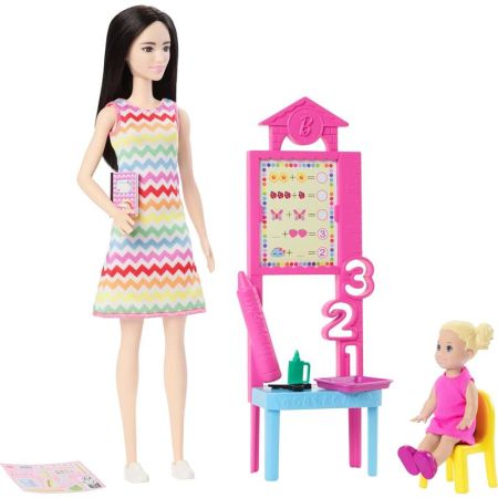 Barbie tu podes ser Professora cabelo preto