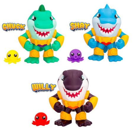Bloopies tubarões brinquedo para banho