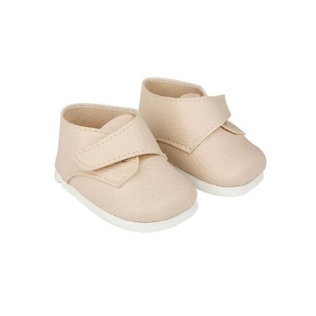 Bota beige para bonecos 40 cm