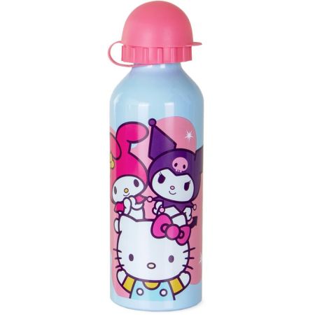 Garrafa de alumínio 500 ml Hello Kitty azul