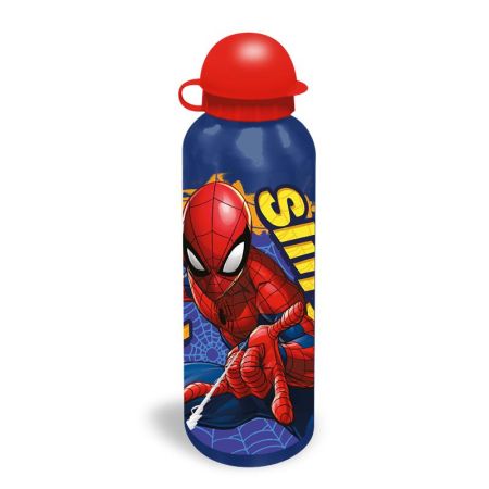 Cantil Aluminio Spiderman 500Ml vermelho