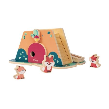 Chicco My Wood Friends a toca das raposinhas