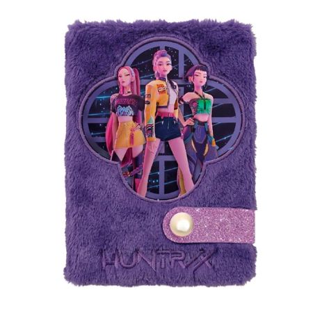 Caderno porta chaves A7 plush Kpop Demon Hunters