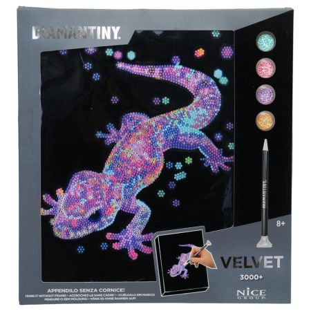Diamantiny tela com diamantes gecko