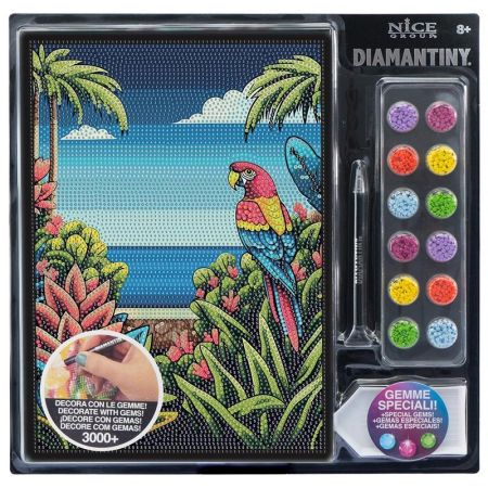 Diamantiny pintar com diamantes paisagem Papagaio