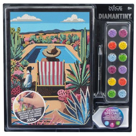 Diamantiny pintar com diamantes paisagem Piscina