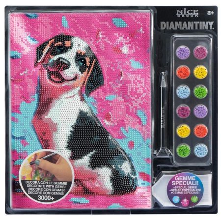Diamantiny pintar com diamantes c&atilde;es Beagle
