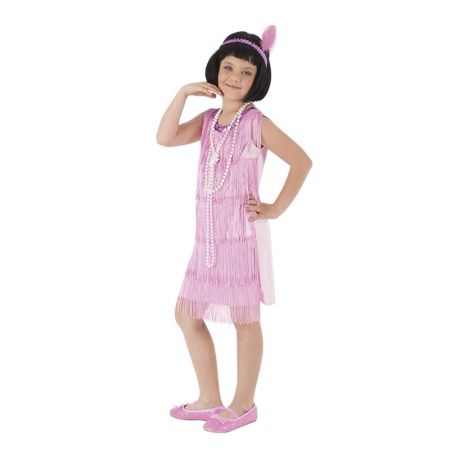 Disfarce infantil Charleston Flapper